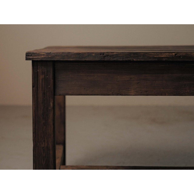 Tan French Farmhouse Table in Pine, 1900 For Sale - Image 8 of 18