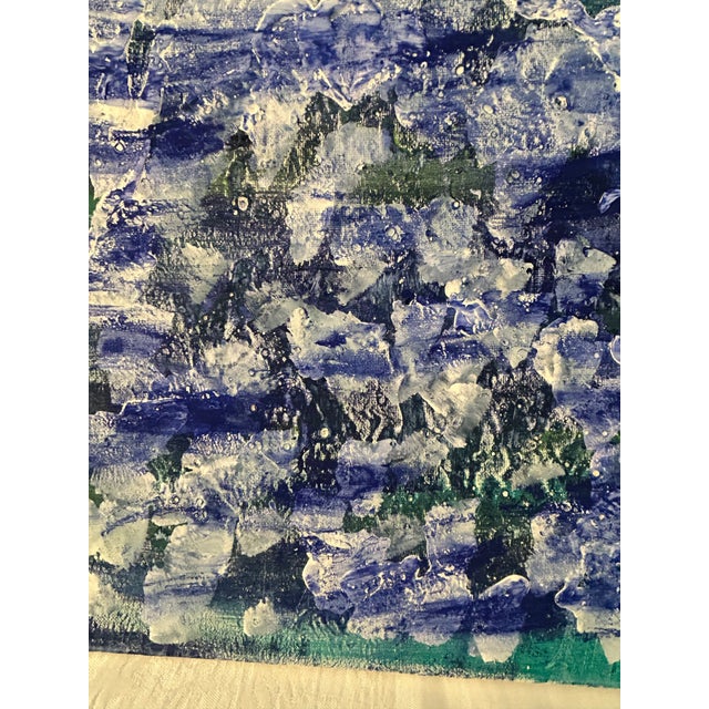 Abstract "Turbulent Sea", Abstract on Canvas For Sale - Image 3 of 7