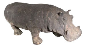 Mid-20th Century Terracotta Hippopotamus, Tuscany, 1950