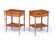 Wood Bedside Tables in Faux Bamboo and Satin Birch, 1980, Set of 2 For Sale - Image 7 of 14