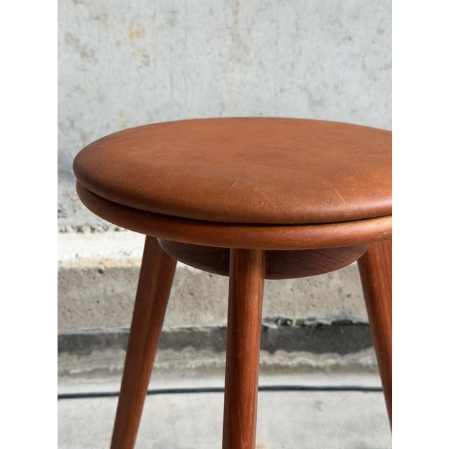 Mid-Century Modern Model SJ.08 Stool by Erik Buck for Domus Dancia, Denmark, 1960s For Sale - Image 3 of 6