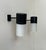 Vintage Matte Black Metal and Opaline Glass Adjustable Wall Lights, France, 1950, Set of 2 For Sale - Image 6 of 8