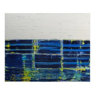 Pacific Ocean / Palisades No. 5 Original Large-Scale Oil Painting by Diane Grant | Color Field For Sale