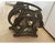 Gold Vintage Art Nouveau Ladies Lady Metal Book Rack Letter Paper Holder Judd Style For Sale - Image 8 of 12
