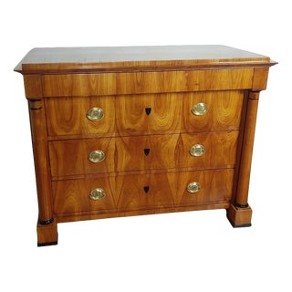 Biedermeier Chest of Drawers with Freestanding Columns, 1830 For Sale