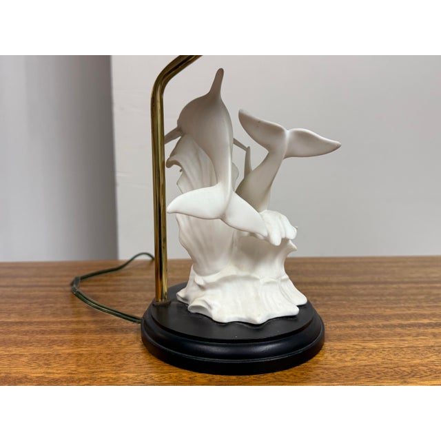 Lenox Dance of the Dolphins Table Lamp For Sale - Image 10 of 12