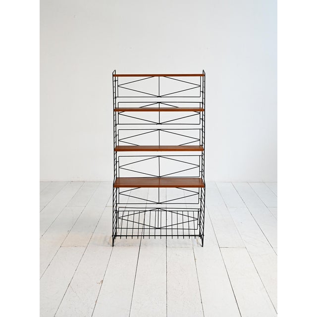 Scandinavian Hylla Bookcase by Kajsa and Nils Nisse Strinning for String, 1960s For Sale - Image 3 of 9