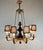 Large Italian Empire Style Chandelier with Tôle and Gilt Bronze Details, 1940s For Sale - Image 15 of 17