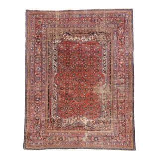 Late 19th Century Persian Lilihan Rug, 08'08 X 11'00 For Sale
