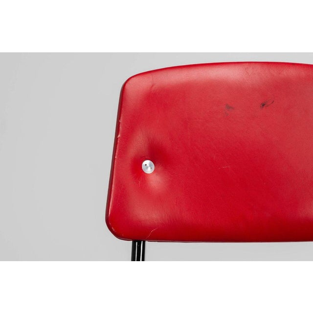 Metal Model 306 Métropole Standard Chair by Jean Prouvé, France, 1951 For Sale - Image 7 of 18