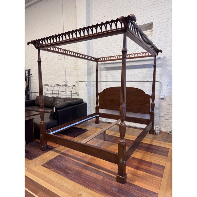 Eastern King Henredon Natchez Collection Canopy Bed Frame Chairish
