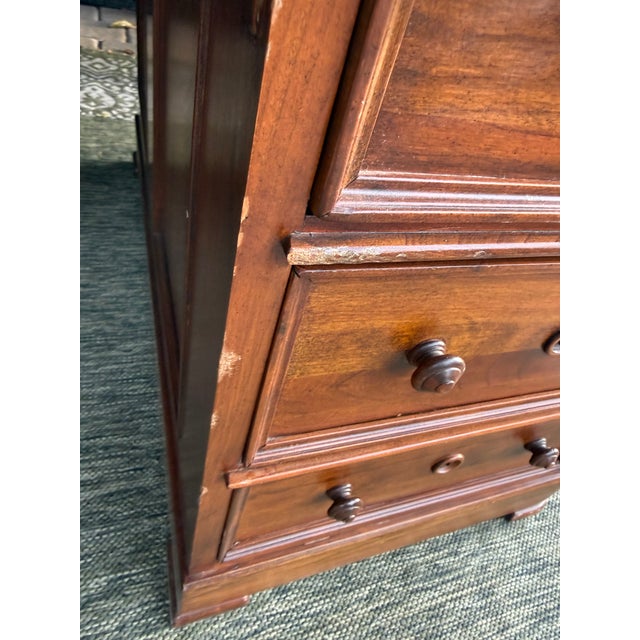 1980s Harden Sleepy Hollow Collection Washington Irving Replica Partners Desk For Sale - Image 11 of 13