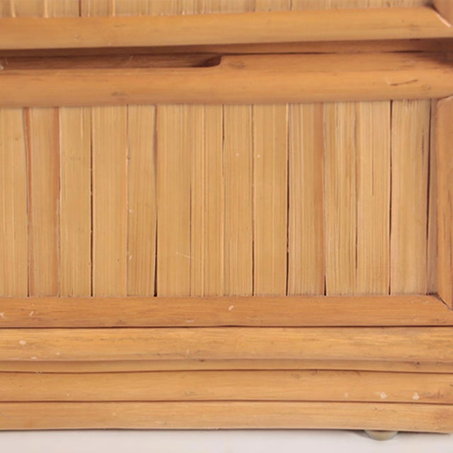 1970s A Three Drawer Rattan Dresser From the Phillipines. Circa 1970 For Sale - Image 5 of 7