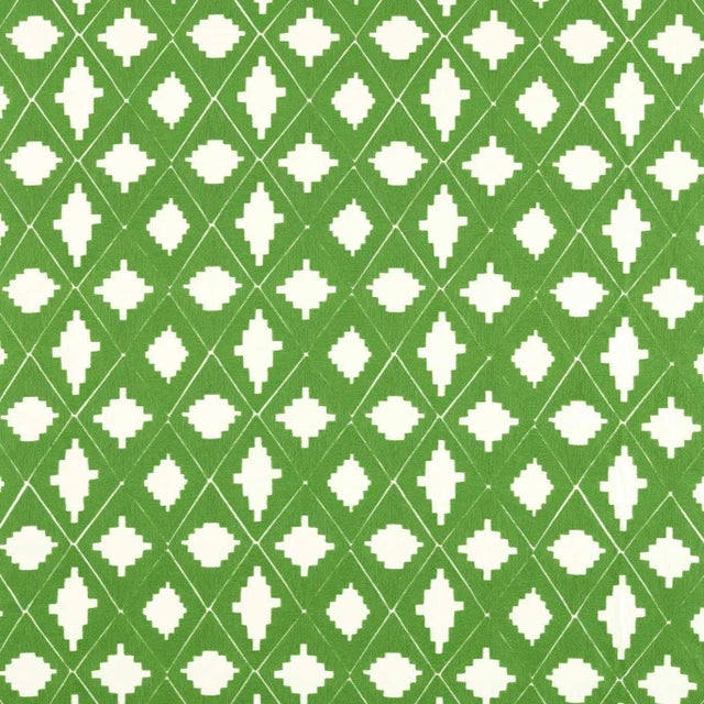 Harlequin Garden Terrace Fabric in Peridot/Pearl - a Sample For Sale