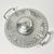 1950s Vintage Boho Chic Arts & Crafts Hand Wrought Etched Aluminum Round Serving Tray For Sale - Image 11 of 12