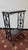 Metal Antique Wrought Iron & Marble Art Deco Side Table Superb Quality For Sale - Image 7 of 11