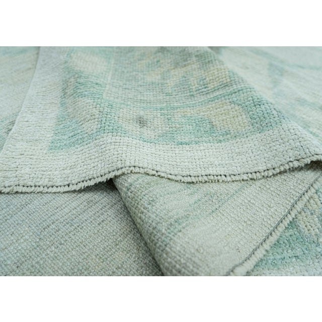 Gray Turkish Square Oushak Rug 10'3" x 11'1" #19384 For Sale - Image 8 of 8