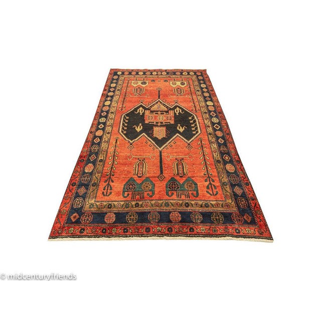Middle Eastern Rug, 1950s, in Good conditions. Designed 1950 to 1959
