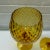 Mid-Century Modern Pair Vintage 1960s Amber Blown Glass Ball Vases Candle Holders For Sale - Image 3 of 8