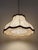 Vintage Fabric with Red Threads Cocoon Pendant Lamp, 1970s For Sale - Image 10 of 14