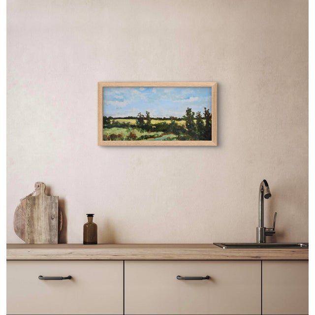 Contemporary Impressionist Landscape Oil Painting For Sale - Image 9 of 12