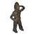 Late 19th Century Cast Iron Native American Coin Bank For Sale