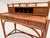 70's Vintage Hollywood Recency Style Palm Beach Bamboo & Rattan Desk For Sale - Image 10 of 11