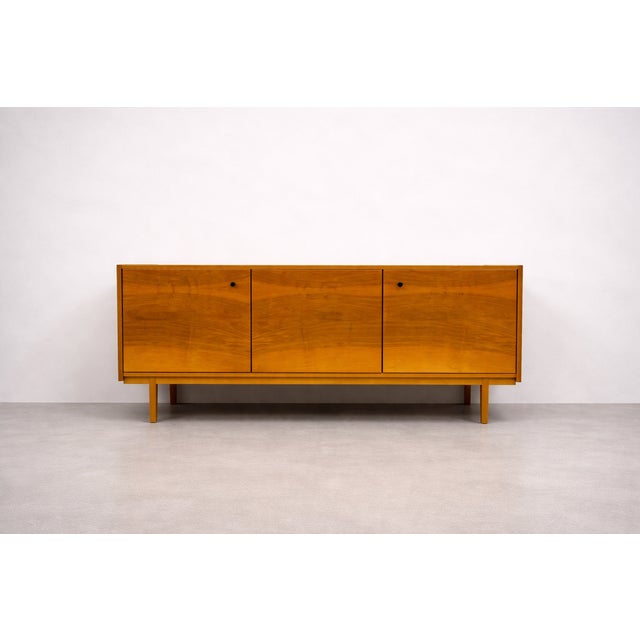 Mid-Century Modern Mid-Century Modern Scandinavian Style Sideboard in Warm Wood Veneer, 1960s For Sale - Image 3 of 8