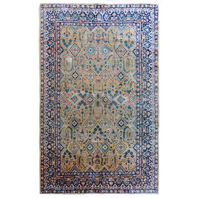 Early 20th Century Vintage Sarouk Rug For Sale - Image 12 of 12