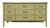 Vintage Dresser Henry Link Green Nine Drawer Bali Hai Coastal Hollywood Regency For Sale