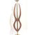 A sculptural, Mid-Century walnut lamp with brass in a Mid Century Modern or Danish Modern style. The vintage lamp is in...