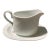Vintage Corning by Japan Ceramic Gravy Boat W/ Drip Plate in “Frost White” For Sale