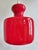 Mid-Century Modern Pop Art Italian Red Glass Lamp, 1960s For Sale - Image 3 of 11