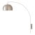 1960s Handcrafted Solid Steel Half Dome Wall Mounted Lamp by Nova of California - Satin Nickel Finish For Sale