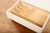 Folding Metal Frame Box with Leather Compartment in White Painted Plywood from Wohnhilfe, 1950s For Sale - Image 5 of 12