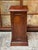 Traditional Georgian Inspired Figured Mahogany Pedestal For Sale - Image 3 of 12