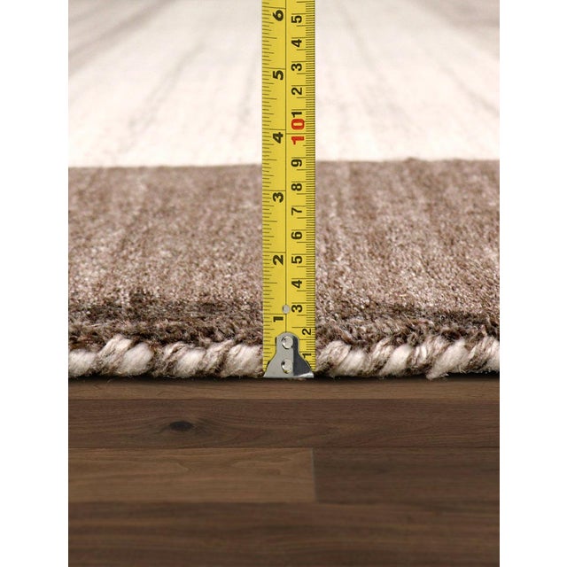 Pasargad Home Gramercy Brown Area Rug, 4'11'' X 8' 8'' For Sale - Image 4 of 5