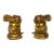 1960s Italian Neoclassical Gilded Bookends - a Pair For Sale