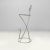 Postmodern Postmodern Italian Chromed Metal Round Base Stool with Footrest For Sale - Image 3 of 18