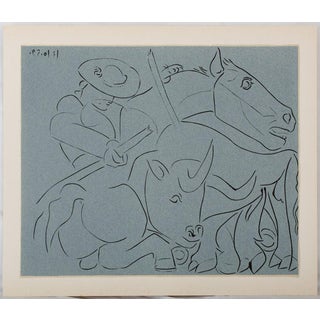 Pablo Picasso, Bull Disarming a Picador, Etching For Sale