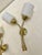French Brass and Glass Wall Sconces, 1970s, Set of 2 For Sale - Image 6 of 11