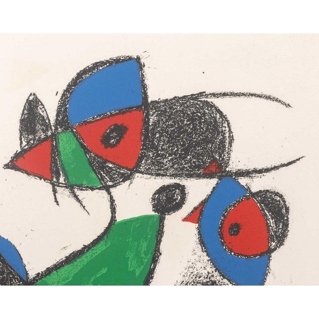 Joan Miró Joan Miro "Lithograph Ix" Lithograph, 1975 For Sale - Image 4 of 10