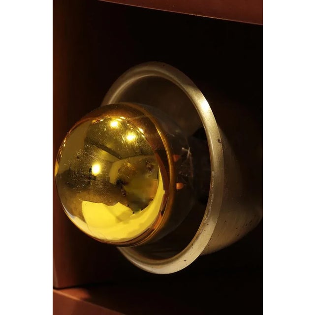 Wooden Wall Lamp by Angelo Brotto, 1960s For Sale - Image 11 of 13