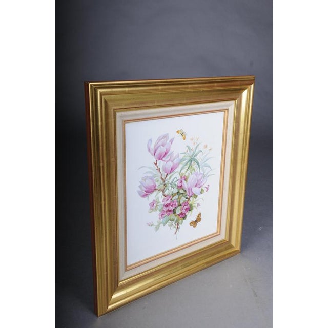 20th Century Floral Bouquet Plaque from KPM Berlin For Sale - Image 15 of 17