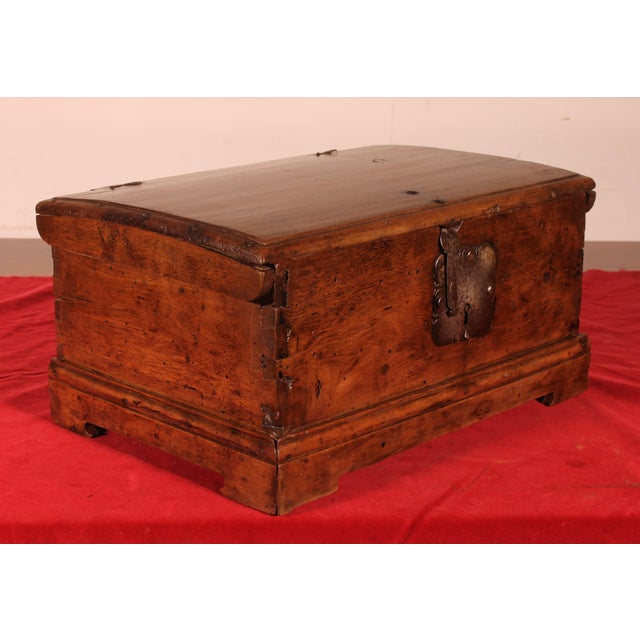 17th Century Walnut Box, Spain For Sale - Image 4 of 12