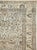 A vintage Turkish Sivas carpet from the mid-20th century. Thin vines and swirls of tiny leaves are the main ornamentations...