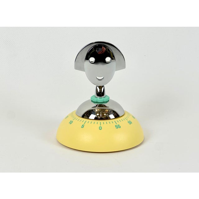 Metal Vintage Kitchen Timer by Alessandro Mendini for Alessi, Italy, 1999 For Sale - Image 7 of 7