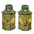 Victorian Tole Teacannisters - a Pair For Sale