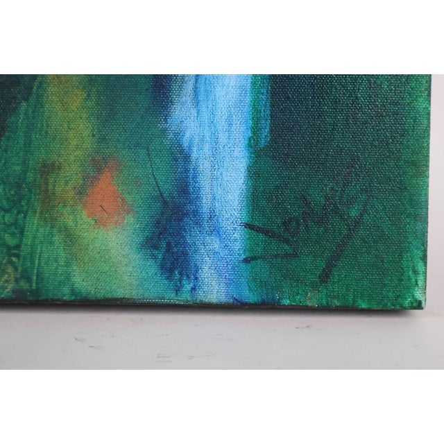 Original Jonas Gerard Oil Painting “Cotton Candy #2” / “Calypso” 24” X 36” Signed For Sale - Image 9 of 12