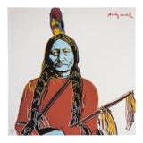 1986 Carnegie Museum of Art After Andy Warhol "Sitting Bull" Lithograph For Sale